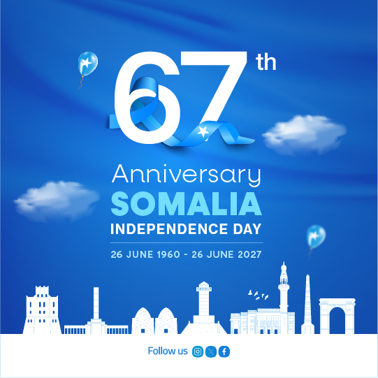 26 June Somalia Independence Day 67