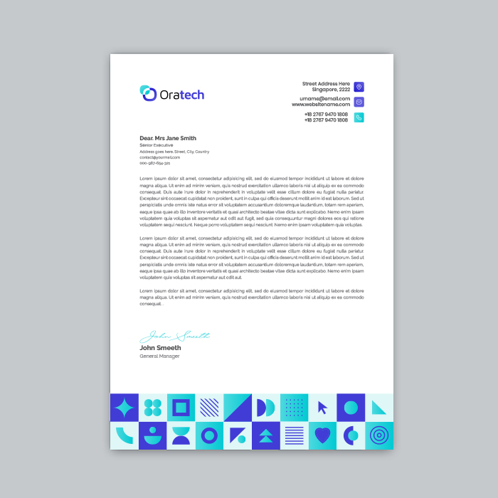 Geometric Letterhead2