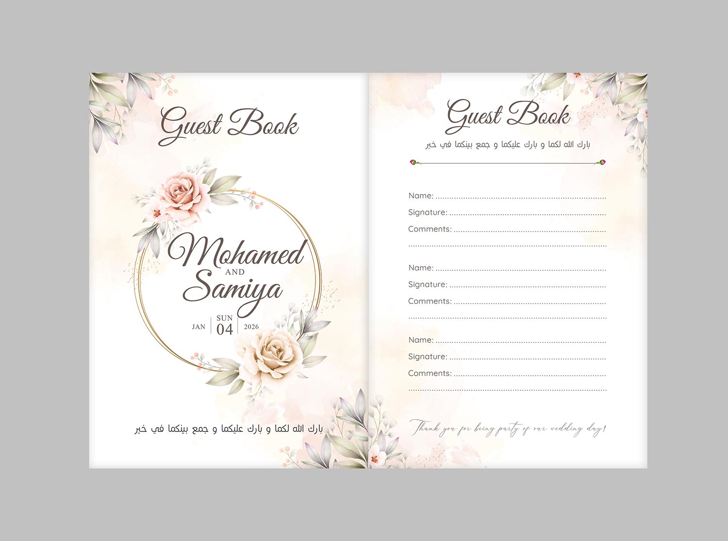 Wedding Guest Book